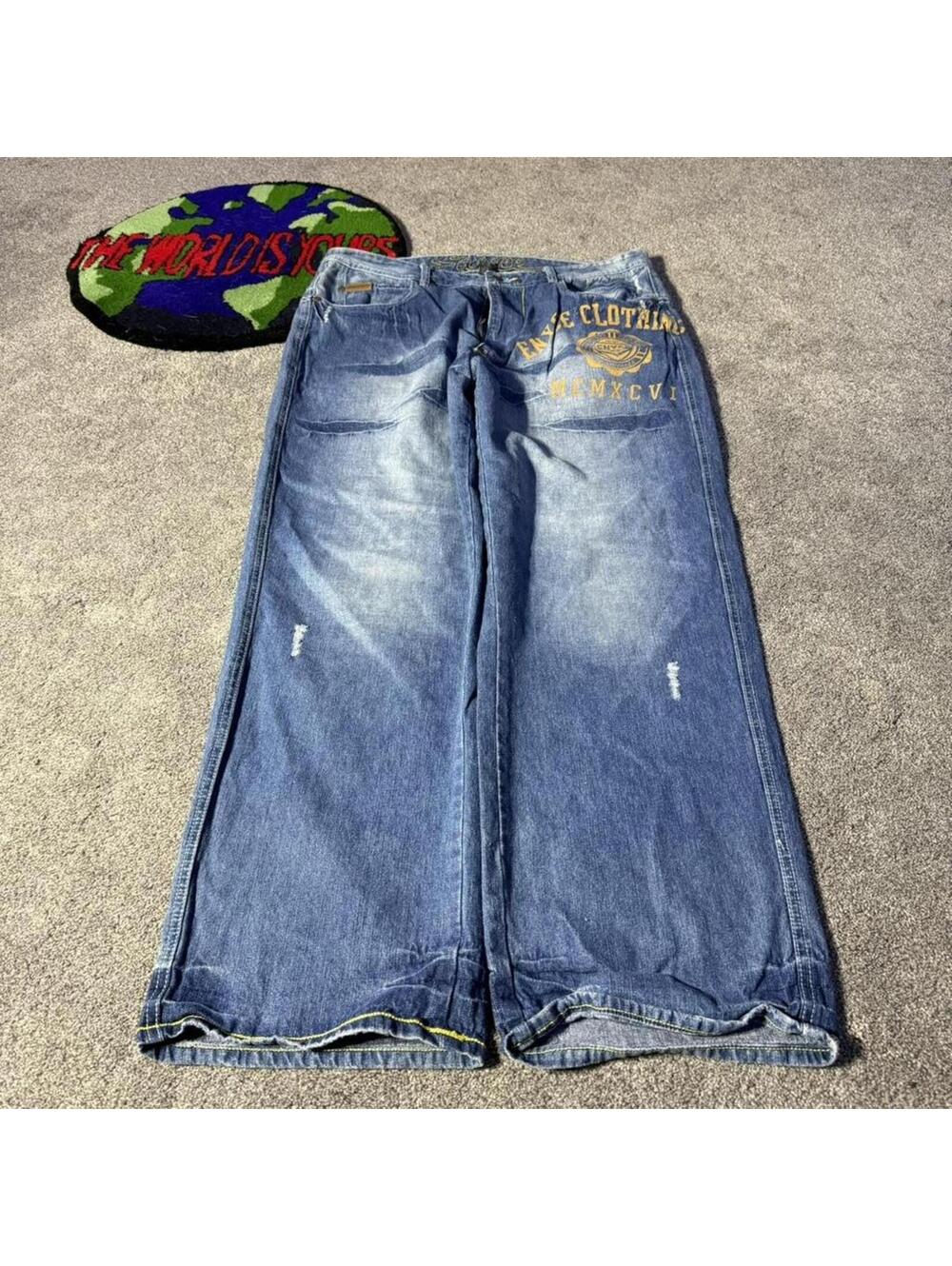 vintage y2k baggy jeans 2000’s enyce denim